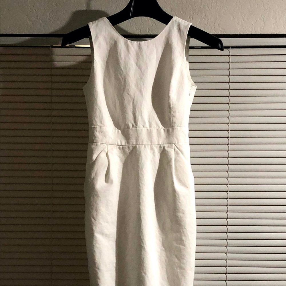 J Crew White Dress